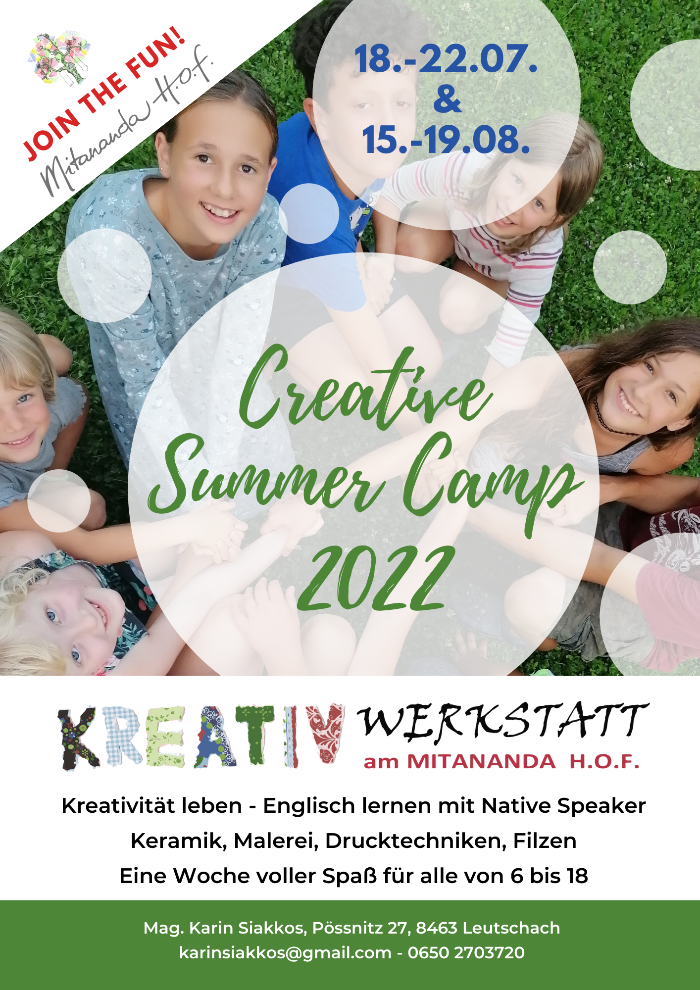 Creative Summer Camp 2022